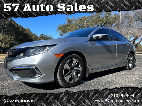 2021 Honda Civic for sale at 57 Auto Sales in San Antonio TX