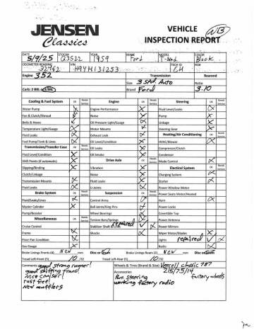 1959 Ford Thunderbird