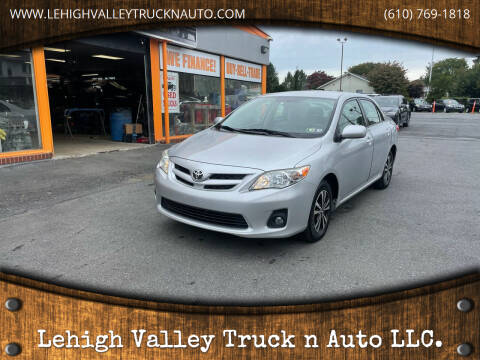 2011 Toyota Corolla for sale at Lehigh Valley Truck n Auto LLC. in Schnecksville PA