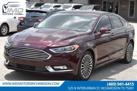 2017 Ford Fusion for sale at IMD Motors in Richardson TX