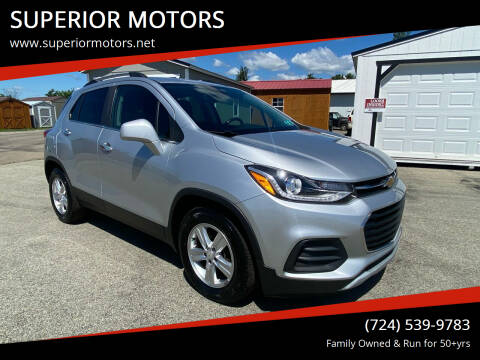 2017 Chevrolet Trax for sale at SUPERIOR MOTORS in Latrobe PA