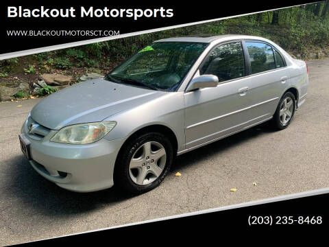 2004 Honda Civic for sale at Blackout Motorsports in Meriden CT