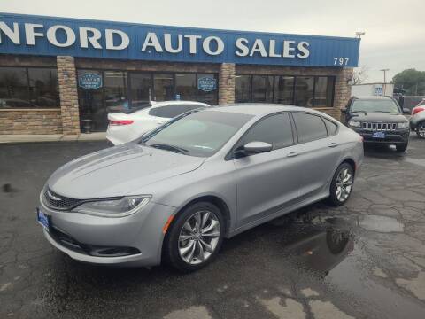 2015 Chrysler 200 for sale at Hanford Auto Sales in Hanford CA
