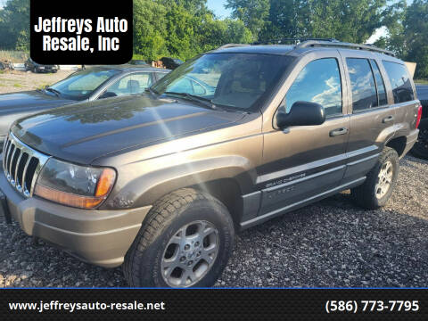 1999 Jeep Grand Cherokee for sale at Jeffreys Auto Resale, Inc in Clinton Township MI