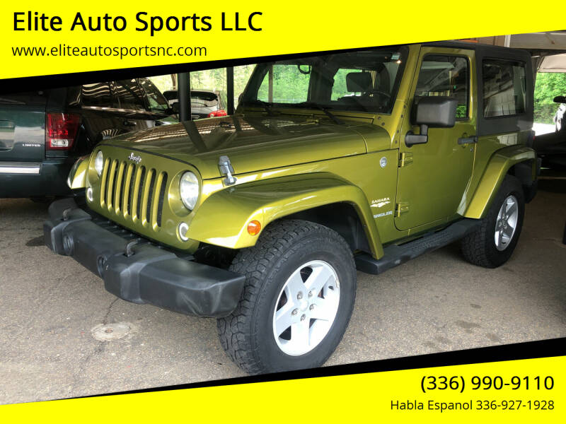 2007 Jeep Wrangler for sale at Elite Auto Sports LLC in Wilkesboro NC