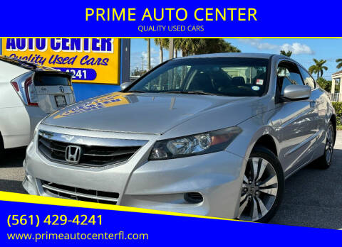 2012 Honda Accord for sale at PRIME AUTO CENTER in Palm Springs FL