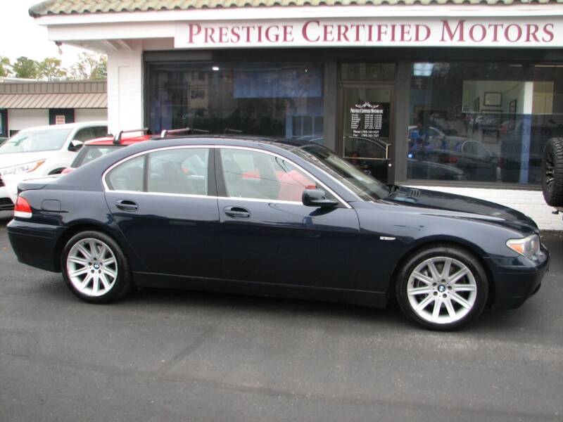 2003 BMW 7 Series for sale at Prestige Certified Motors in Falls Church VA