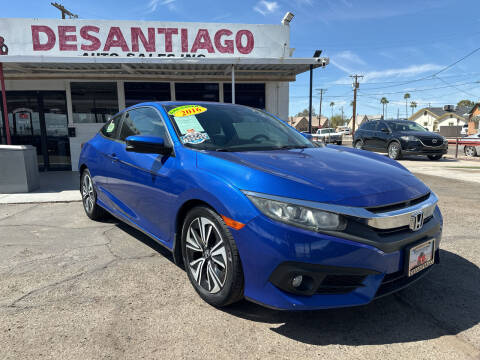 2016 Honda Civic for sale at DESANTIAGO AUTO SALES in Yuma AZ