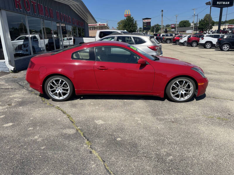 Used 2005 INFINITI G35 Coupe Base with VIN JNKCV54E25M417880 for sale in Maquoketa, IA