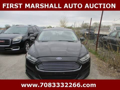 2014 Ford Fusion for sale at First Marshall Auto Auction in Harvey IL