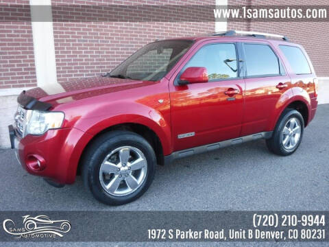 2008 Ford Escape for sale at SAM'S AUTOMOTIVE in Denver CO