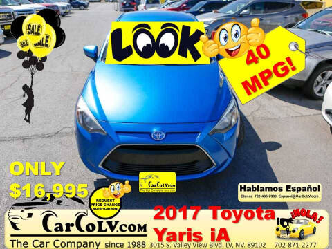 2017 Toyota Yaris iA for sale at The Car Company in Las Vegas NV