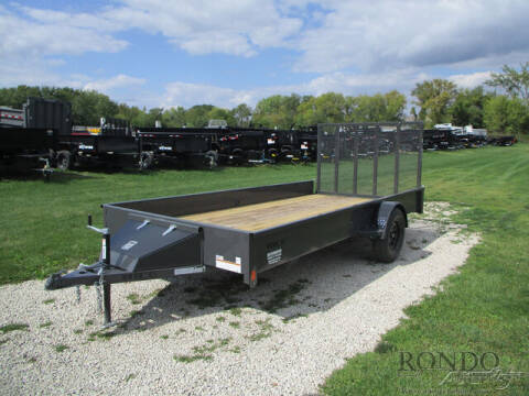 2023 Rice Trailers Single Axle Utility SST7614 for sale at Rondo Truck & Trailer in Sycamore IL
