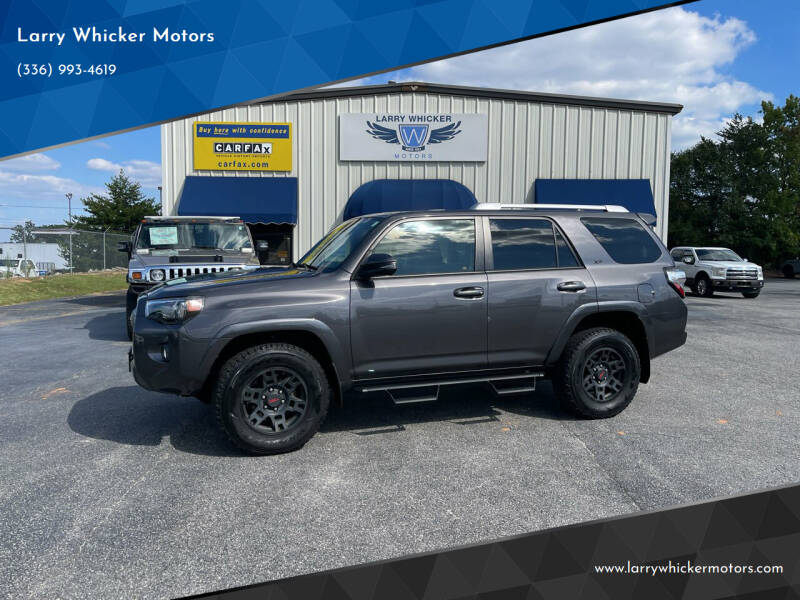 2018 Toyota 4Runner for sale at Larry Whicker Motors in Kernersville NC