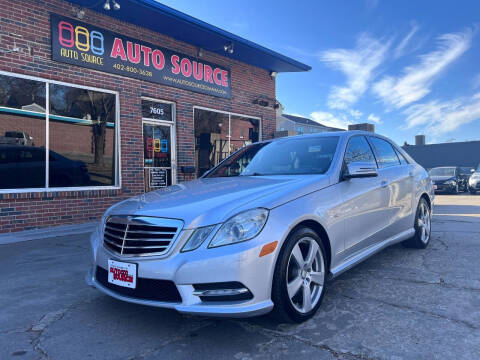 2012 Mercedes-Benz E-Class for sale at Auto Source in Ralston NE
