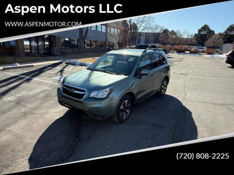 2018 Subaru Forester for sale at Aspen Motors LLC in Denver CO