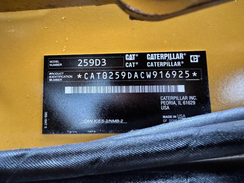 2022 Caterpillar 259d3