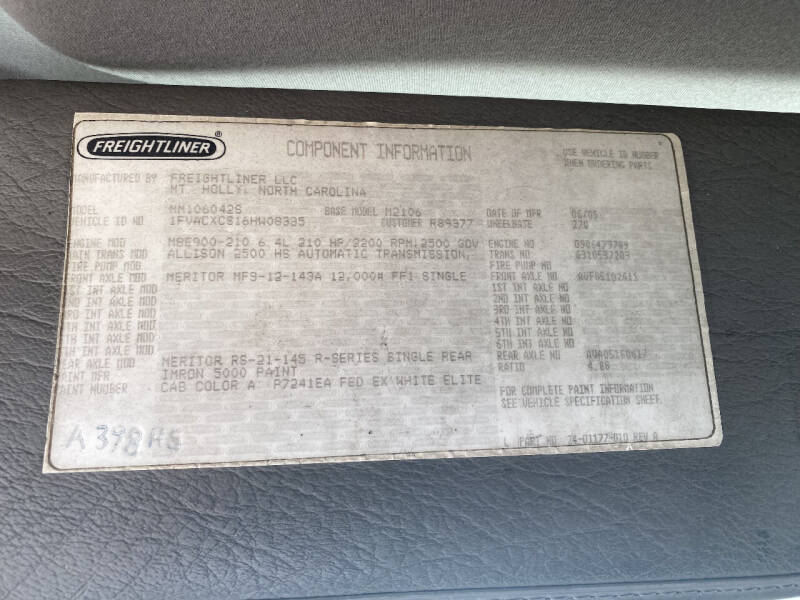 2006 Freightliner M2 106