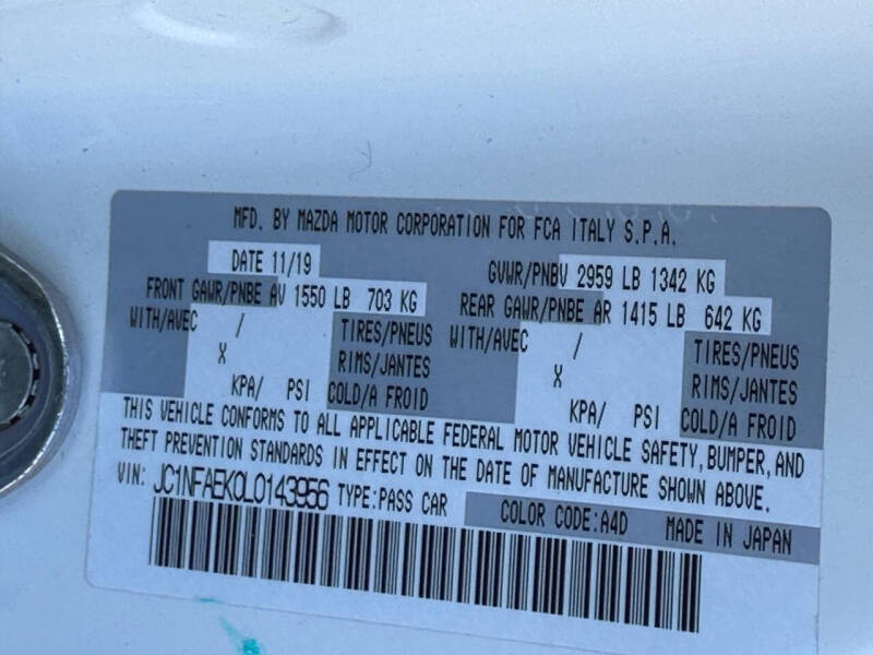 2020 FIAT 124 Spider Classica