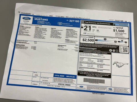 2015 Ford Mustang V6