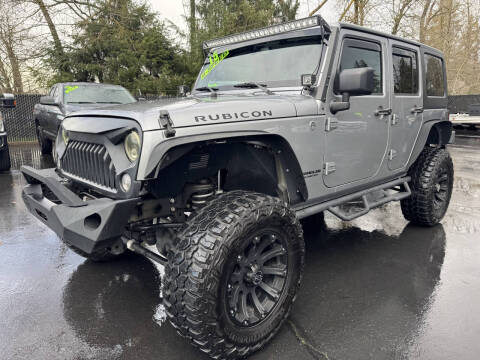 2015 Jeep Wrangler Unlimited for sale at LULAY'S CAR CONNECTION in Salem OR
