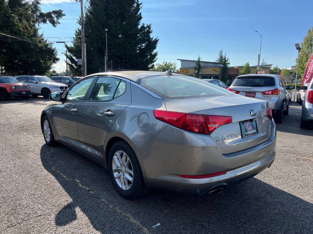 2013 Kia Optima for sale at PLATINUM AUTO SALES INC in Lacey, WA