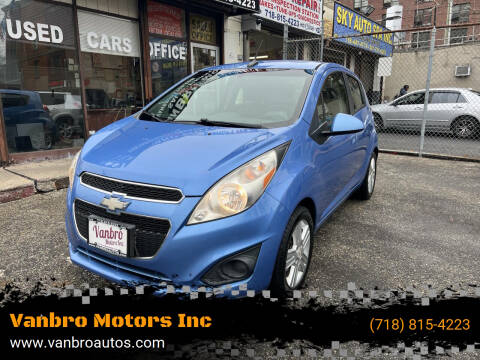 2013 Chevrolet Spark for sale at Vanbro Motors Inc in Staten Island NY