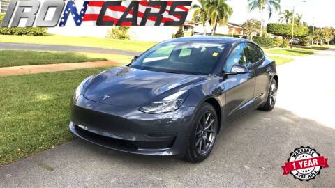 2022 Tesla Model 3 for sale at IRON CARS in Hollywood FL