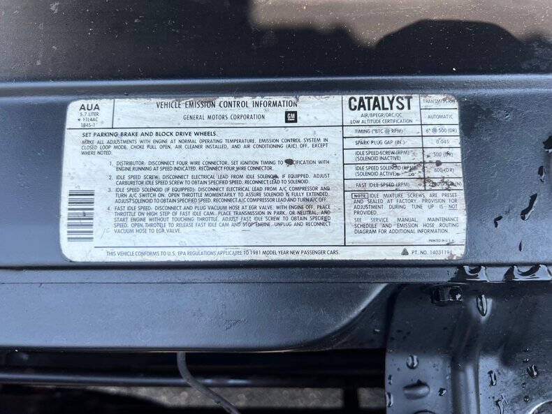 1981 Chevrolet Camaro Z28