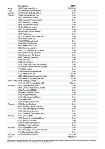 2025 MINI Countryman Cooper S ALL4
