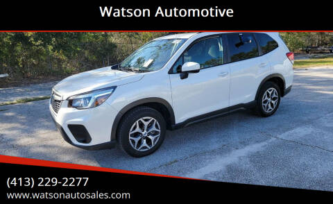 2020 Subaru Forester for sale at Watson Automotive in Sheffield MA