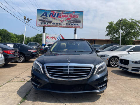 2016 Mercedes-Benz S-Class for sale at ANF AUTO FINANCE in Houston TX