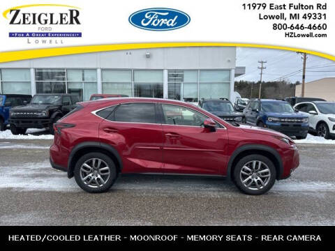 2015 Lexus NX 200t for sale at Zeigler Ford of Plainwell in Plainwell MI