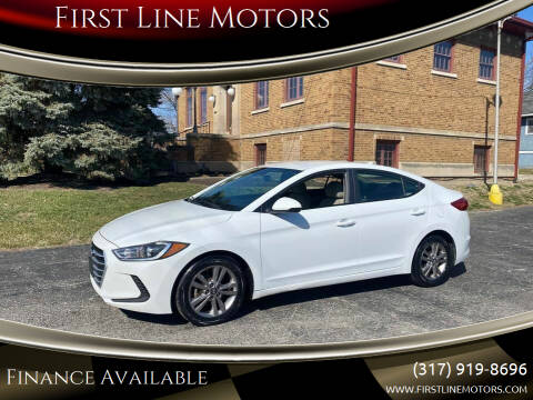 2017 Hyundai Elantra for sale at First Line Motors in Jamestown IN