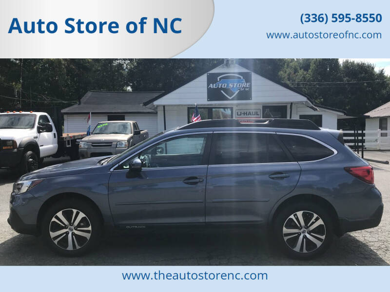 2018 Subaru Outback for sale at Auto Store of NC in Walkertown NC