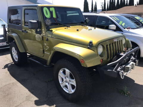 2007 Jeep Wrangler for sale at CAR GENERATION CENTER, INC. in Los Angeles CA