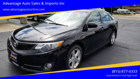 2013 Toyota Camry for sale at Advantage Auto Sales & Imports Inc in Loves Park IL