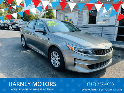 2018 Kia Optima for sale at HARNEY MOTORS in Gettysburg PA