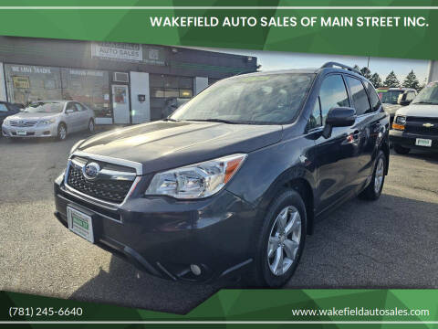 2014 Subaru Forester for sale at Wakefield Auto Sales of Main Street Inc. in Wakefield MA