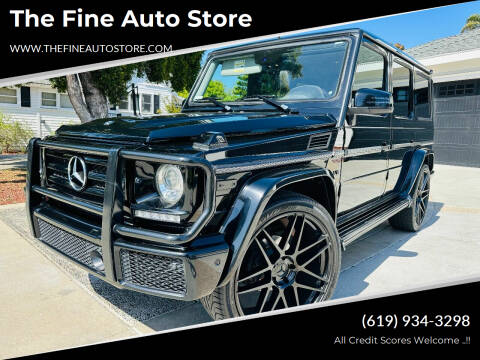 2016 Mercedes-Benz G-Class for sale at The Fine Auto Store in Imperial Beach CA