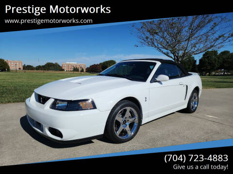 2004 Ford Mustang SVT Cobra for sale at Prestige Motorworks in Concord NC