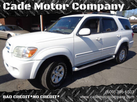 2006 Toyota Sequoia for sale at Cade Motor Company in Lawrence Township NJ