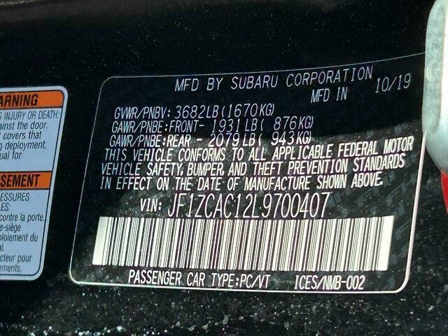 2020 Subaru BRZ Limited