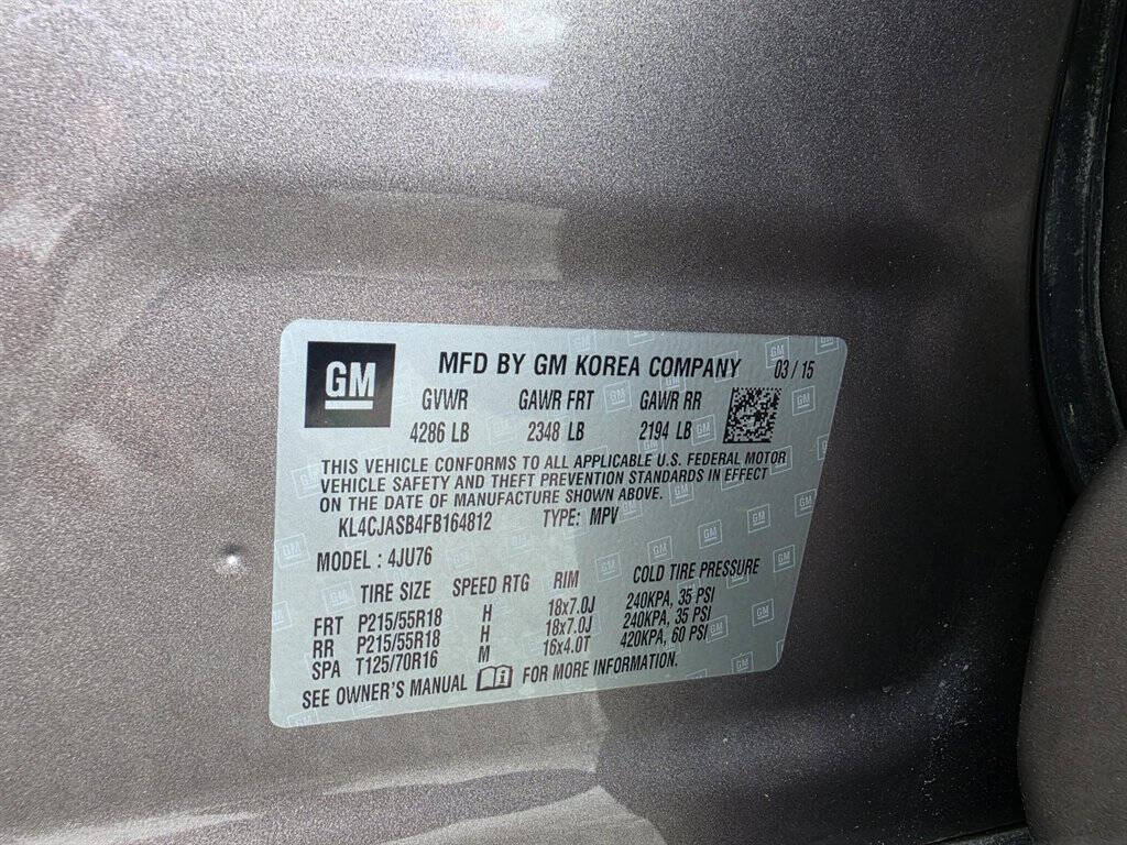 Brown Or Taupe 2015 Buick Encore Base Base 4dr Crossover 17