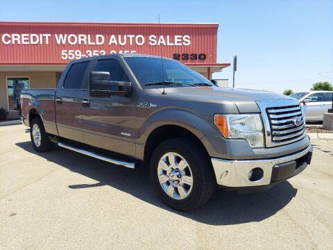 2011 Ford F-150 for sale at Credit World Auto Sales in Fresno CA