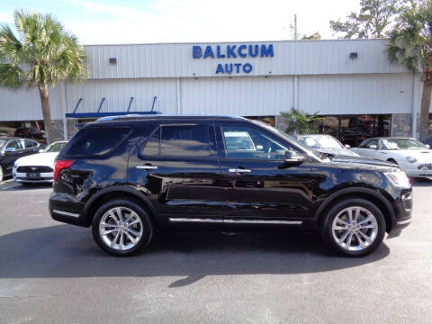 2018 Ford Explorer for sale at BALKCUM AUTO INC in Wilmington NC