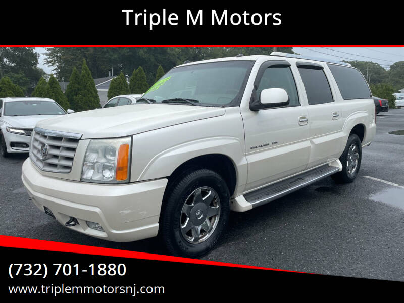 2004 Cadillac Escalade ESV for sale at Triple M Motors in Point Pleasant NJ