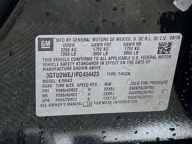 2015 GMC Sierra 1500