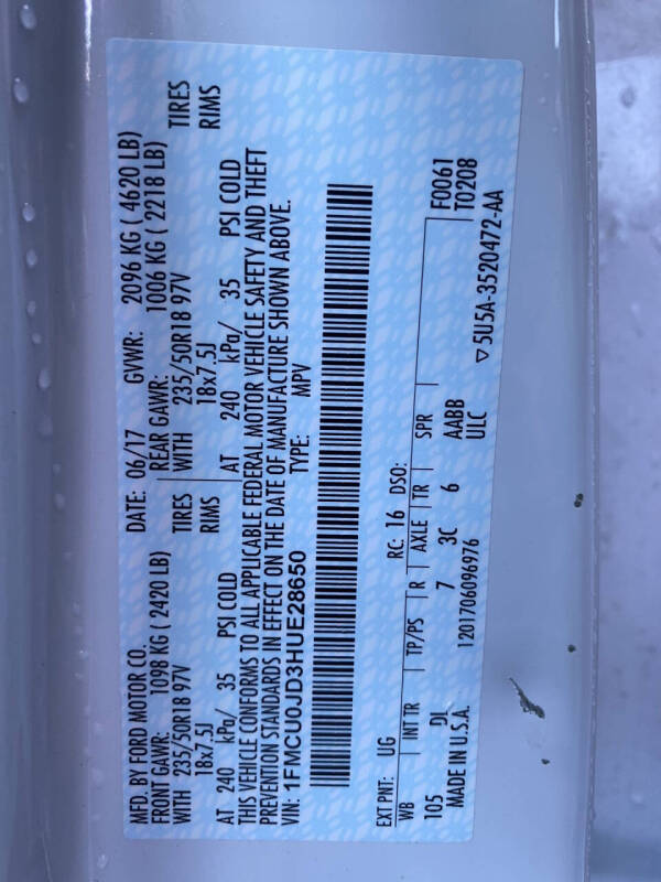 2017 Ford Escape Titanium