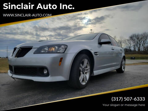 2009 Pontiac G8 for sale at Sinclair Auto Inc. in Pendleton IN